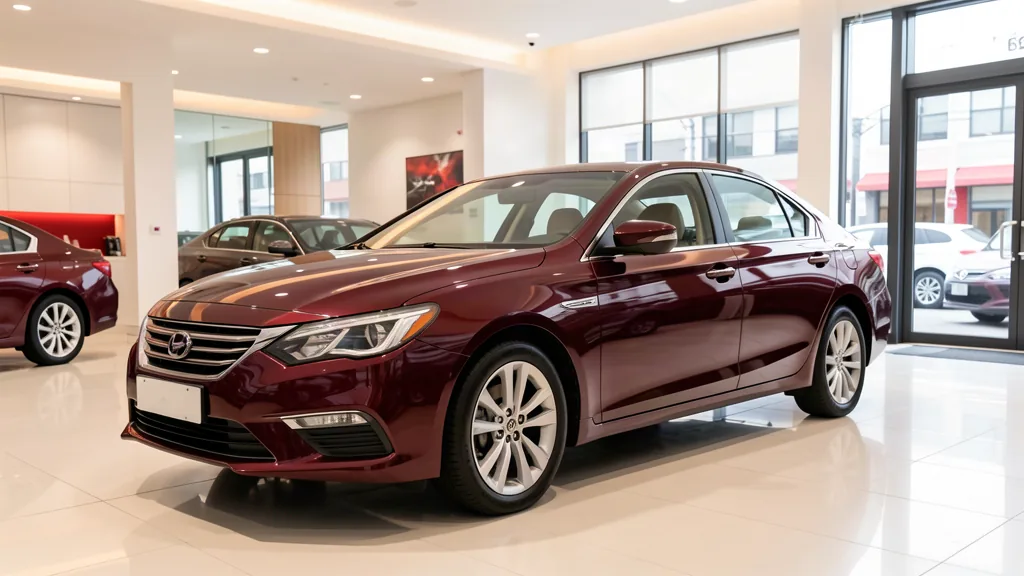 Glänzendes Fahrzeug im Showroom – Leasingrückläufer in Bestform